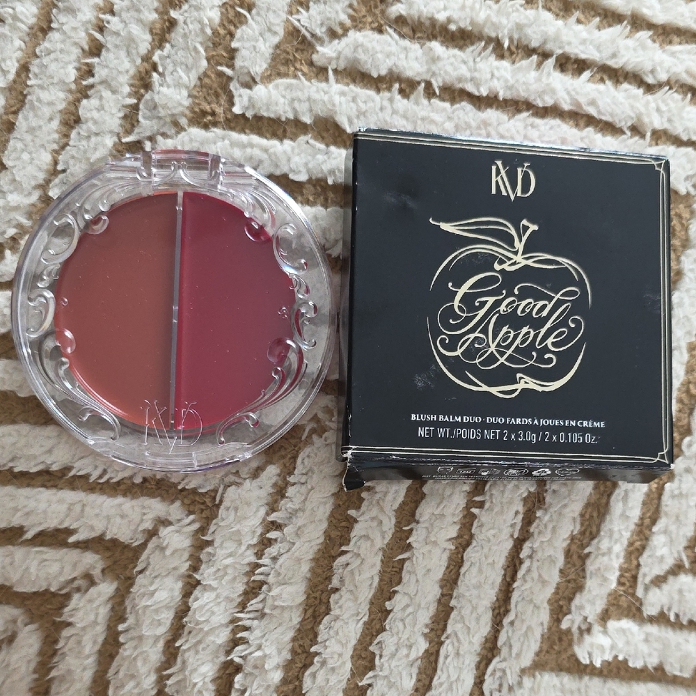 KVD Good Apple Blush Balm Duo - Warm Peach & Rich Berry